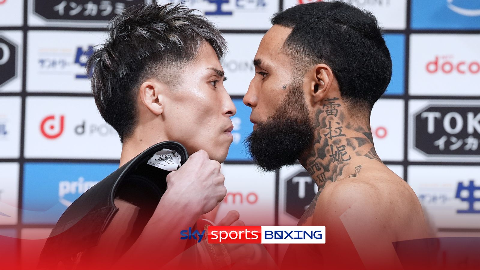 Naoya ‘The Monster’ Inoue shares intense face-off with Luis Nery | Boxing News | Sky Sports