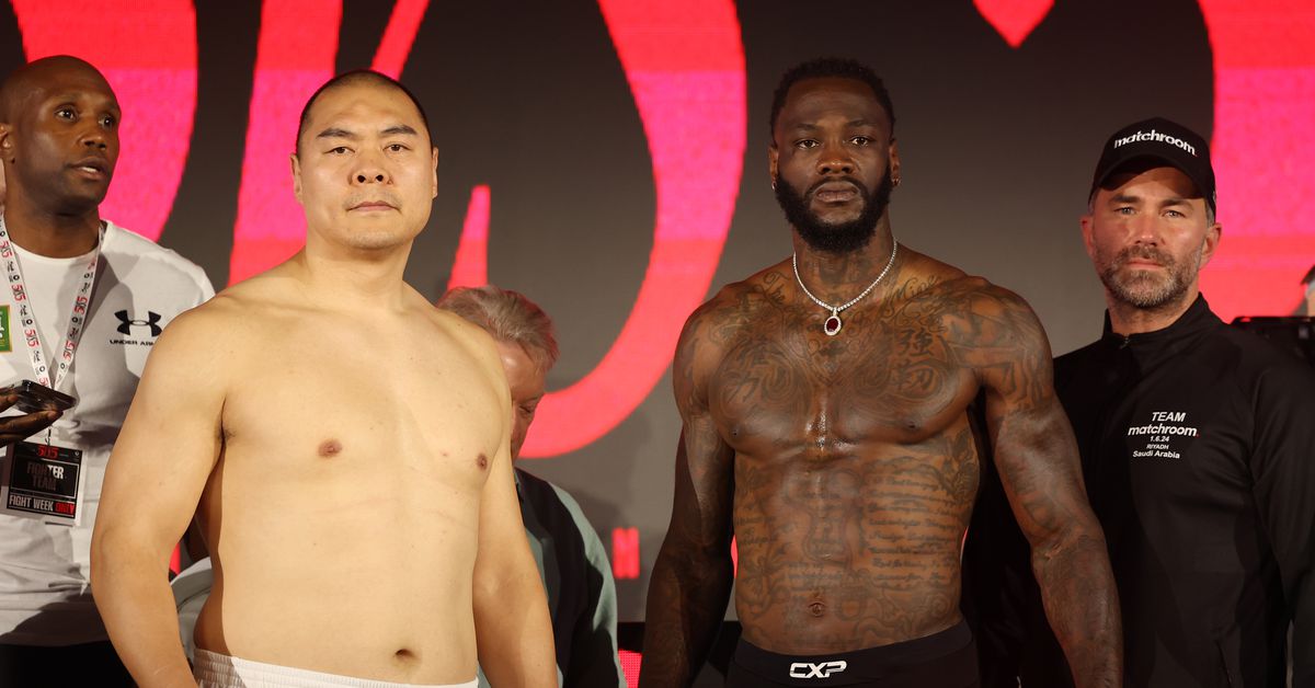 Deontay Wilder vs. Zhilei Zhang start time, fight card, TV schedule, ring walks for boxing 5v5