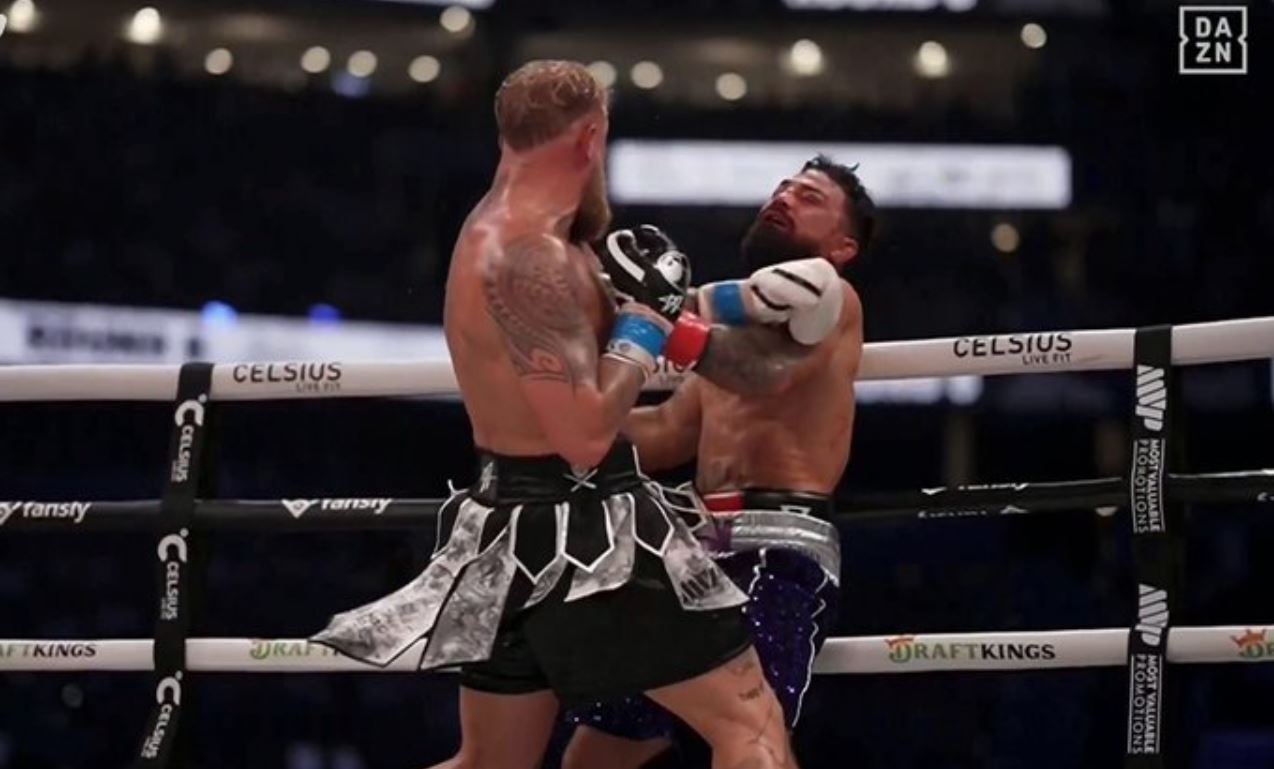 Jake Paul heaps praise on Mike Perry following Saturday’s boxing match: “Has a lot more balls than that little leprechaun”