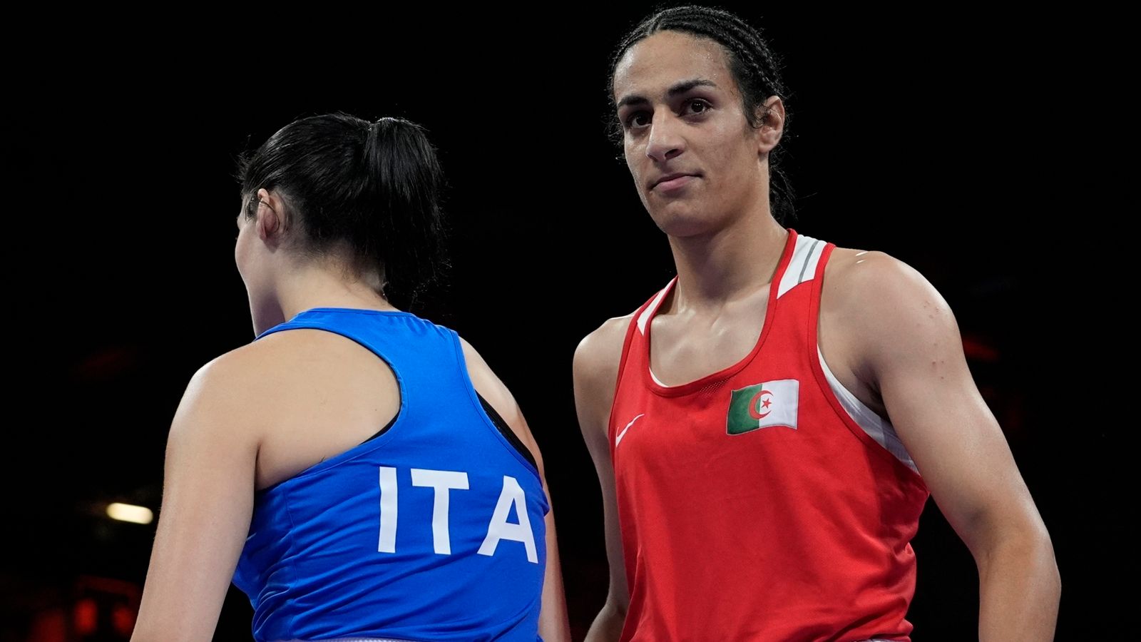 Olympics 2024: Imane Khelif who failed gender eligibility test at World Championships wins bout after opponent quits | Boxing News | Sky Sports