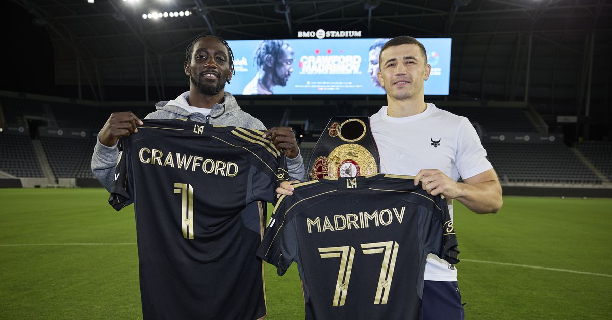 Crawford vs. Madrimov weigh-in video