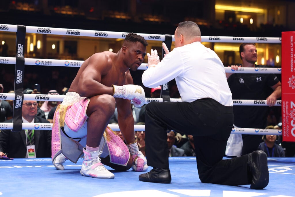 Francis Ngannou alleges that sneaky ‘tricks’ were played on him before ‘unfair’ boxing fight with Anthony Joshua