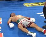 Watch Angelo Leo knockout punch absolutely flatten Venado Lopez