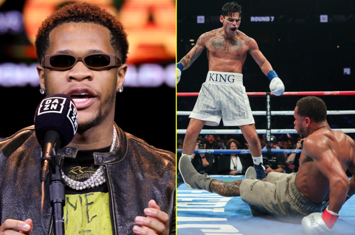 Devin Haney appears to defy plans to take ‘two-year-break’ from boxing to tease return after Ryan Garcia fight